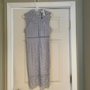 Women’s lace overlay dress